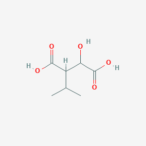molecular formula C7H12O5 B1210298 2-Hydroxy-3-isopropylsuccinic acid CAS No. 16048-89-8