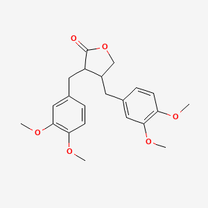 molecular formula C22H26O6 B1210299 Dimethylmatairesinol CAS No. 4773-01-7