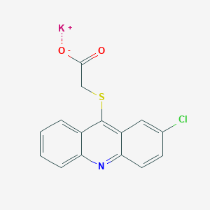 Acetic acid, ((2-chloro-9-acridinyl)thio)-, potassium salt