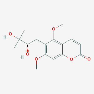 molecular formula C16H20O6 B12103000 Ent-toddalolactone 
