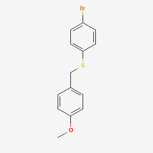 molecular formula C14H13BrOS B12103017 (4-Bromophenyl)(4-methoxybenzyl)sulfane 