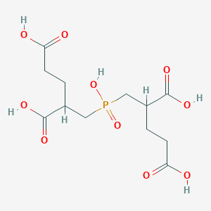 2-[[2,4-Dicarboxybutyl(hydroxy)phosphoryl]methyl]pentanedioic acid