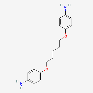molecular formula C17H22N2O2 B1210306 1,5-Bis(4-aminophenoxy)pentane CAS No. 2391-56-2