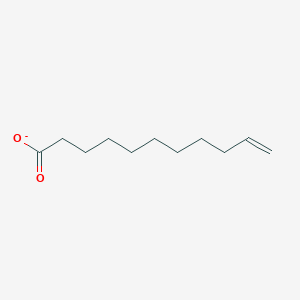 molecular formula C11H19O2- B1210307 Undec-10-enoate 