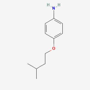 molecular formula C11H17NO B1210311 4-(3-Methylbutoxy)aniline CAS No. 5198-05-0