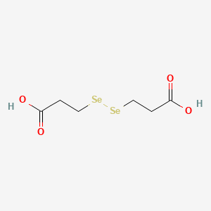 molecular formula C6H10O4Se2 B1210313 Propionic acid, 3,3'-diselenodi- CAS No. 7370-58-3