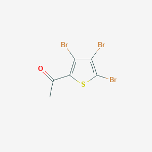 molecular formula C6H3Br3OS B12103131 1-(3,4,5-Tribromothiophen-2-yl)ethanone 