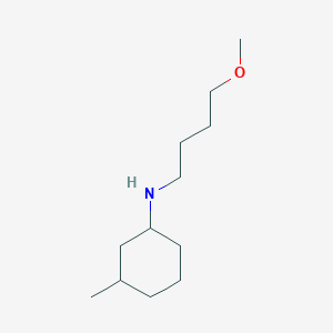 molecular formula C12H25NO B12103134 N-(4-methoxybutyl)-3-methylcyclohexan-1-amine 