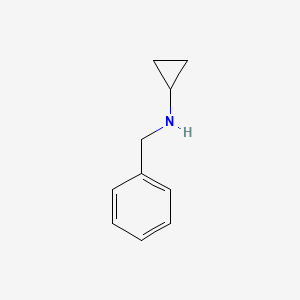 molecular formula C10H13N B1210318 N-Cyclopropylbenzylamine CAS No. 13324-66-8
