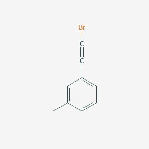 molecular formula C9H7Br B12103181 Benzene, 1-(2-bromoethynyl)-3-methyl- CAS No. 33675-43-3