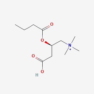 [(2R)-2-butanoyloxy-3-carboxypropyl]-trimethylazanium