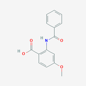 molecular formula C15H13NO4 B1210325 N-benzoyl-4-methoxyanthranilic acid CAS No. 109437-82-3