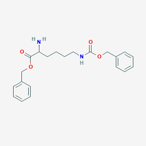 molecular formula C21H26N2O4 B12103256 h-Lys(z)-obzl 