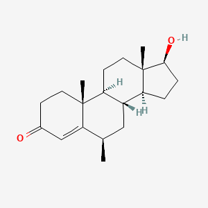 molecular formula C20H30O2 B1210328 6β-甲基睾酮 CAS No. 13252-06-7