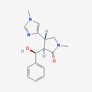 molecular formula C16H19N3O2 B1210332 Cynometrine 