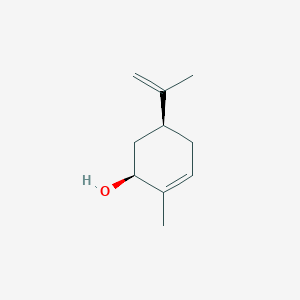 molecular formula C10H16O B1210335 (+)-cis-Carveol CAS No. 7632-16-8