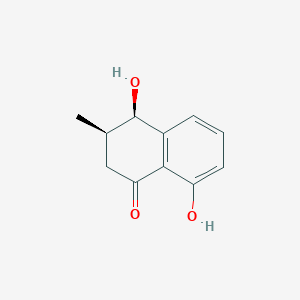 molecular formula C11H12O3 B1210339 Isoshinanolone CAS No. 39626-91-0