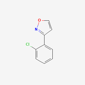 molecular formula C9H6ClNO B12103413 3-(2-Chlorophenyl)isoxazole 