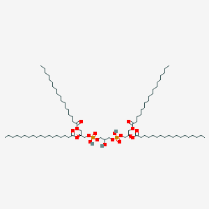 molecular formula C81H158O17P2 B1210343 Tetrastearoylcardiolipin 