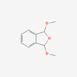 molecular formula C10H12O3 B12103435 Isobenzofuran, 1,3-dihydro-1,3-dimethoxy- CAS No. 24388-70-3