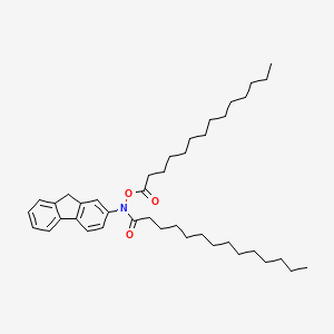 molecular formula C41H63NO3 B1210344 N-Myristoyloxy-N-myristoyl-2-aminofluorene CAS No. 63224-46-4
