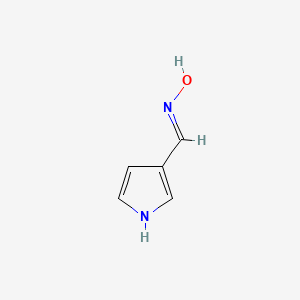 molecular formula C5H6N2O B12103445 (E)-1H-Pyrrole-3-carbaldehyde oxime 