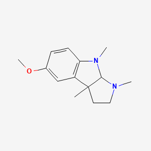 molecular formula C14H20N2O B1210345 (-)-Esermethole 