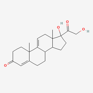 molecular formula C21H28O4 B1210346 Anecortave 