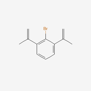 molecular formula C12H13Br B12103497 2-Bromo-1,3-di(prop-1-en-2-yl)benzene 