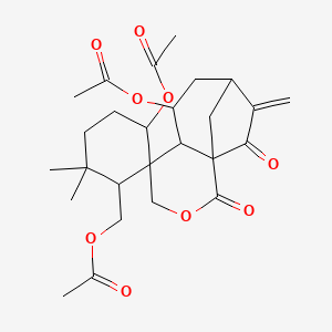 molecular formula C26H34O9 B12103505 Acetylexidonin 