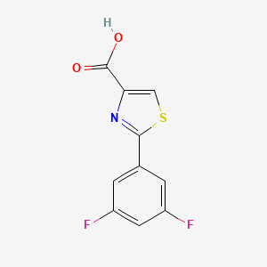 molecular formula C10H5F2NO2S B12103529 2-(3,5-Difluorophenyl)thiazole-4-carboxylic acid 