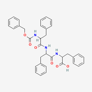 molecular formula C35H35N3O6 B12103570 Cbz-DL-Phe-DL-Phe-DL-Phe-OH 
