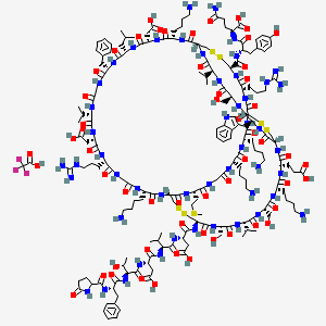 molecular formula C181H275F3N50O57S7 B12103612 Iberiotoxin TFA 