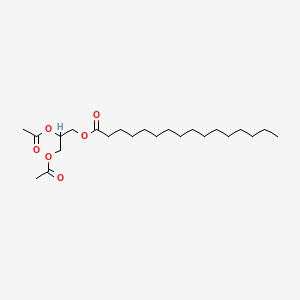 Hexadecanoic acid, 2,3-bis(acetyloxy)propyl ester