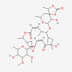 molecular formula C37H56O16 B12103648 Aldgamycin F 