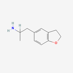 molecular formula C11H15NO B1210366 1-(2,3-Dihydro-1-benzofuran-5-yl)propan-2-amine CAS No. 152624-03-8
