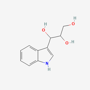 molecular formula C11H13NO3 B1210368 indoleglycerol CAS No. 13615-41-3
