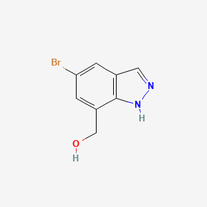 molecular formula C8H7BrN2O B12103720 (1H-indazol-7-yl)-methanol 