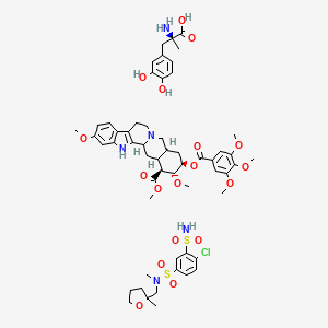 molecular formula C56H72ClN5O18S2 B1210381 Caprinol CAS No. 75847-63-1