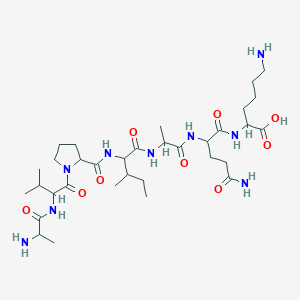 molecular formula C33H59N9O9 B12103826 H-Avpiaqk-OH 