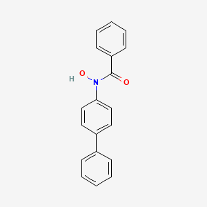 B1210386 N-Hydroxy-4-biphenylylbenzamide CAS No. 26690-77-7
