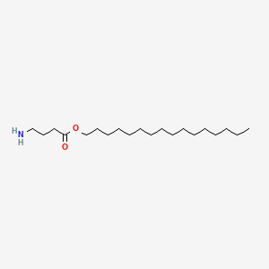molecular formula C20H41NO2 B1210387 gamma-Aminobutyric acid cetyl ester CAS No. 34562-99-7