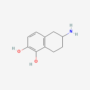 molecular formula C10H13NO2 B1210388 2-Amino-5,6-dihydroxytetralin CAS No. 21489-74-7
