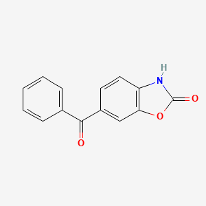 molecular formula C14H9NO3 B1210390 6-Benzoylbenzoxazol-2(3H)-one CAS No. 54903-12-7
