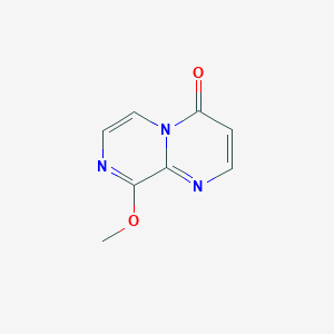 molecular formula C8H7N3O2 B12103909 9-methoxy-4H-pyrazino[1,2-a]pyrimidin-4-one 