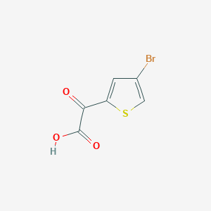 molecular formula C6H3BrO3S B12103949 2-(4-Bromothiophen-2-yl)-2-oxoacetic acid 