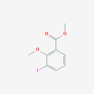 molecular formula C9H9IO3 B12104006 Methyl 3-iodo-2-methoxybenzoate 