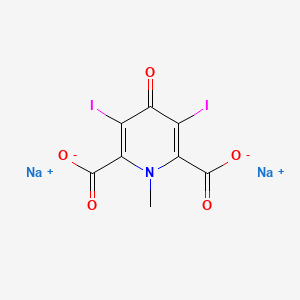 molecular formula C8H3I2NNa2O5 B1210409 碘甲酰钠 CAS No. 519-26-6