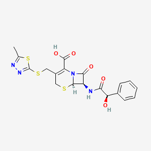 molecular formula C19H18N4O5S3 B1210410 Cefcanel CAS No. 41952-52-7