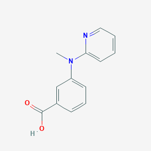 molecular formula C13H12N2O2 B12104105 3-(Methyl(pyridin-2-yl)amino)benzoic acid 